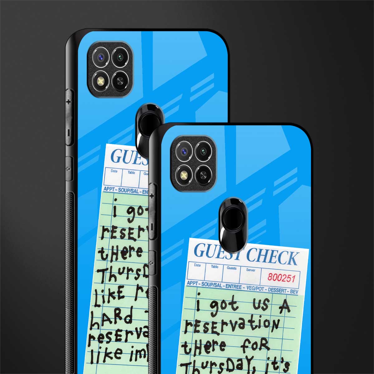 the reservation glass case for redmi 9 image-2