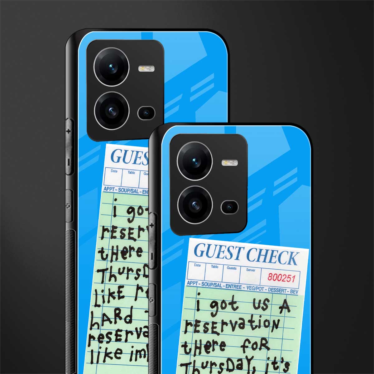 the reservation back phone cover | glass case for vivo v25-5g