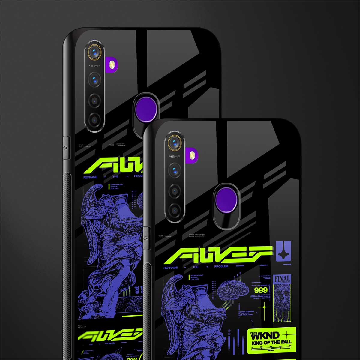 the weeknd glass case for realme 5s image-2