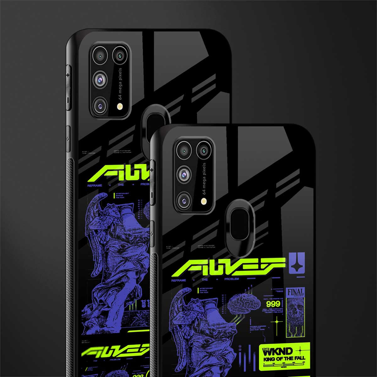 the weeknd glass case for samsung galaxy m31 prime edition image-2