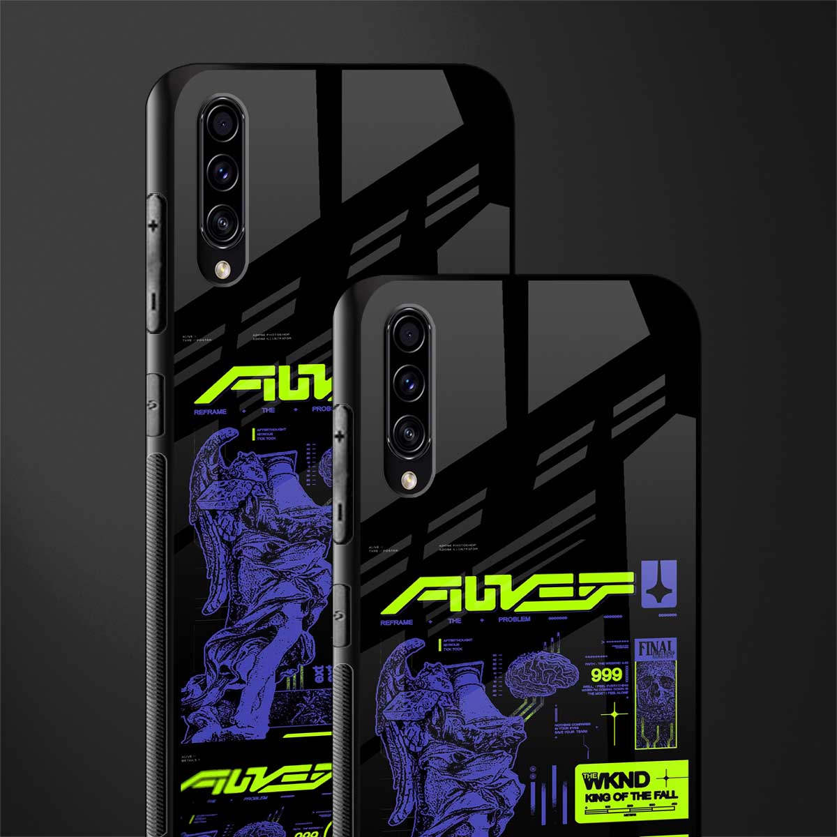 the weeknd glass case for samsung galaxy a70 image-2
