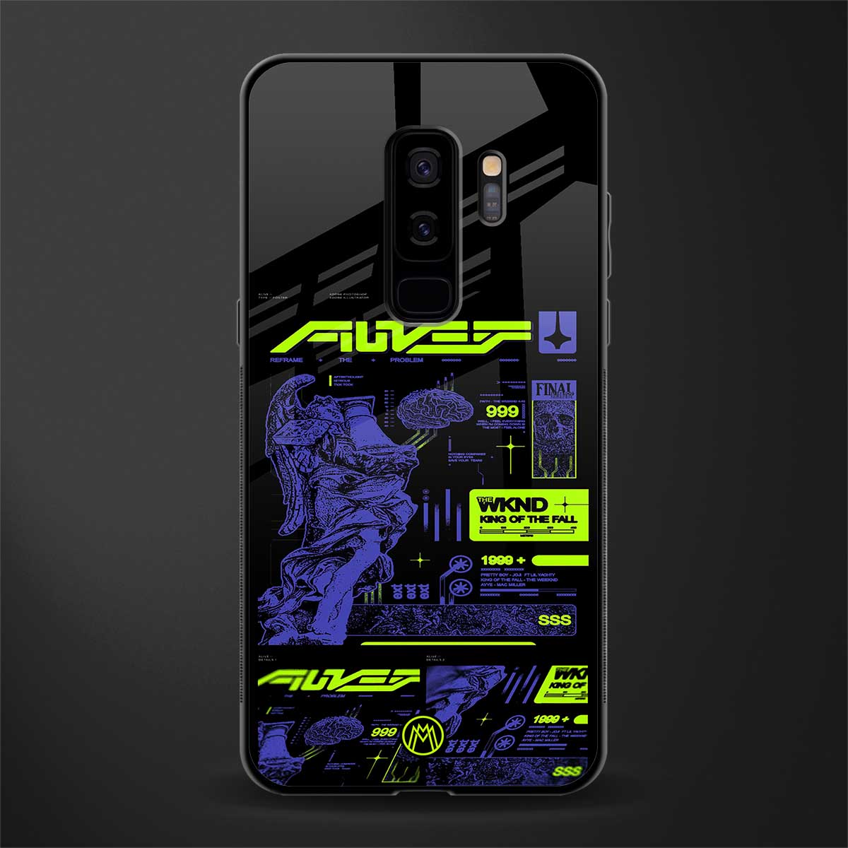 the weeknd glass case for samsung galaxy s9 plus image