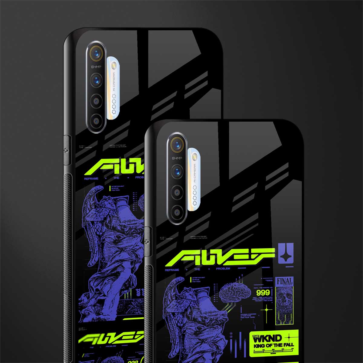 the weeknd glass case for realme xt image-2