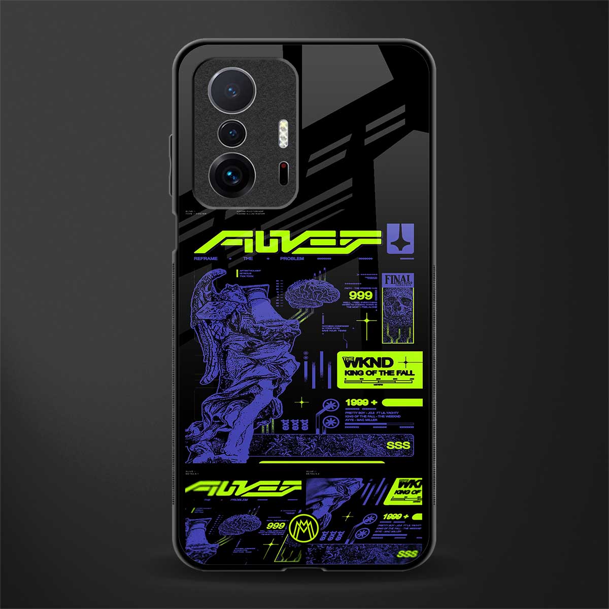 the weeknd glass case for mi 11t pro 5g image