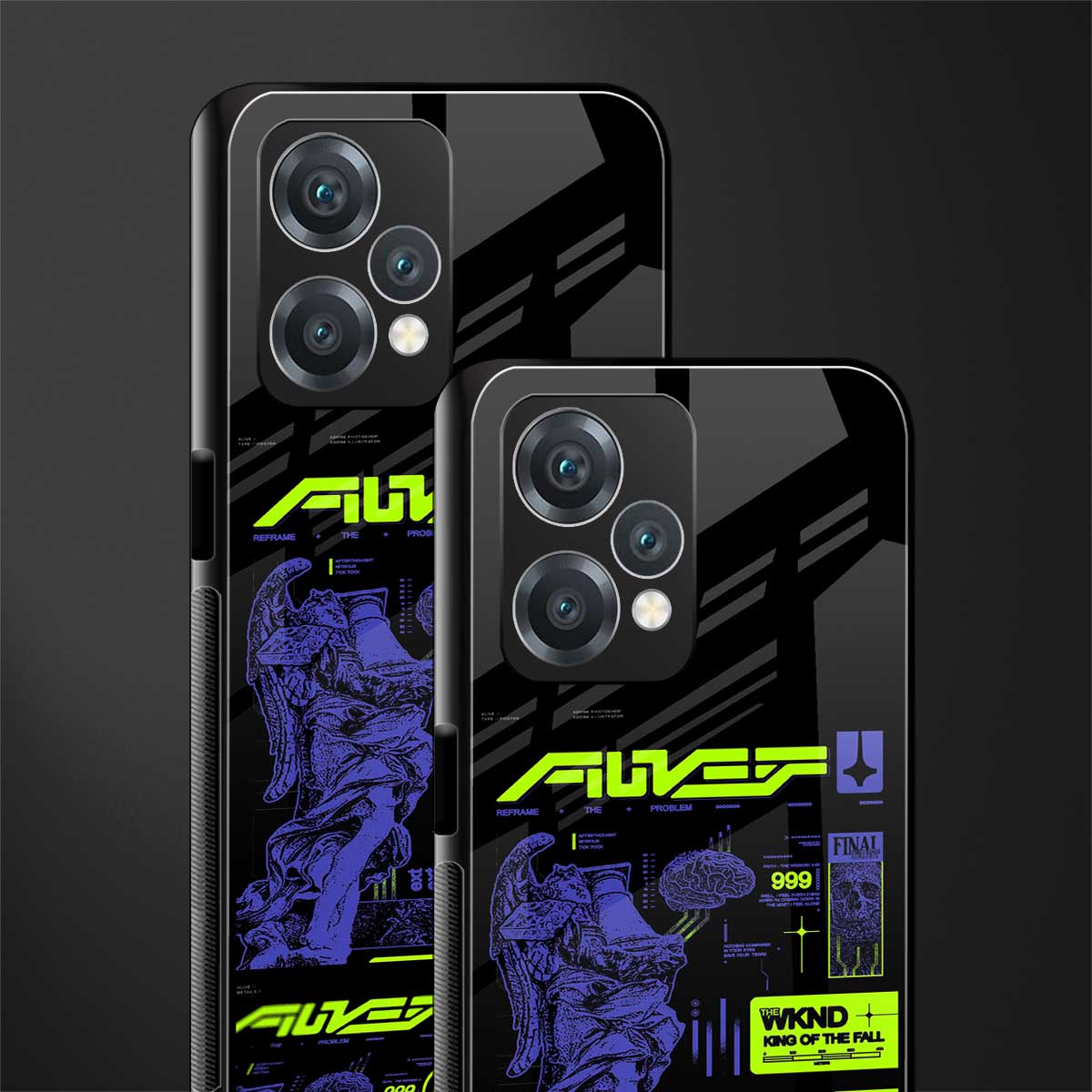 the weeknd back phone cover | glass case for realme 9 pro 5g