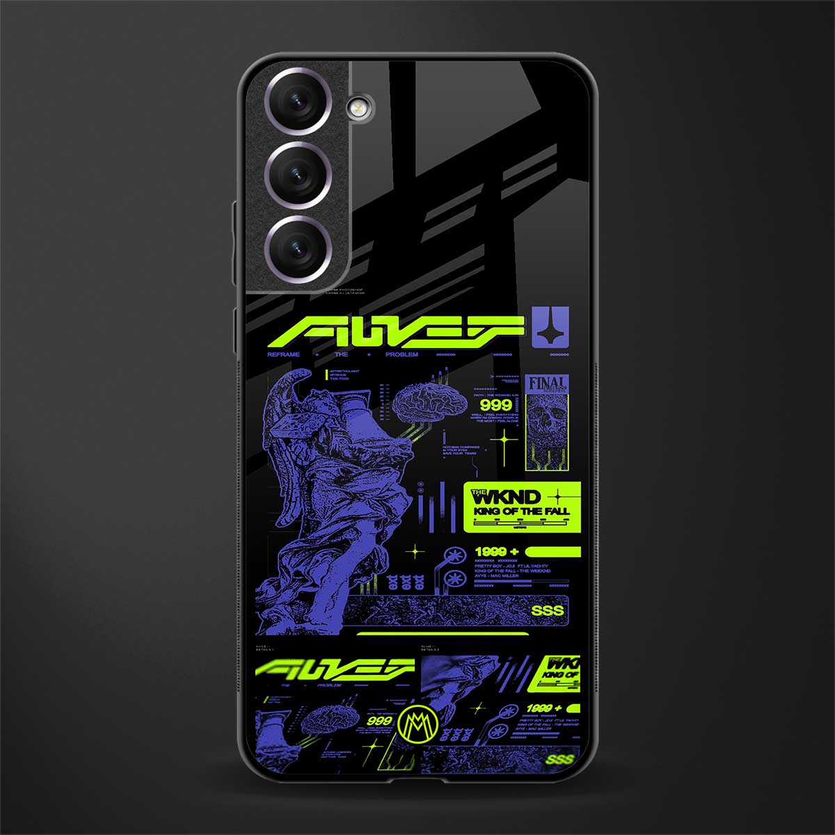 the weeknd glass case for samsung galaxy s21 plus image