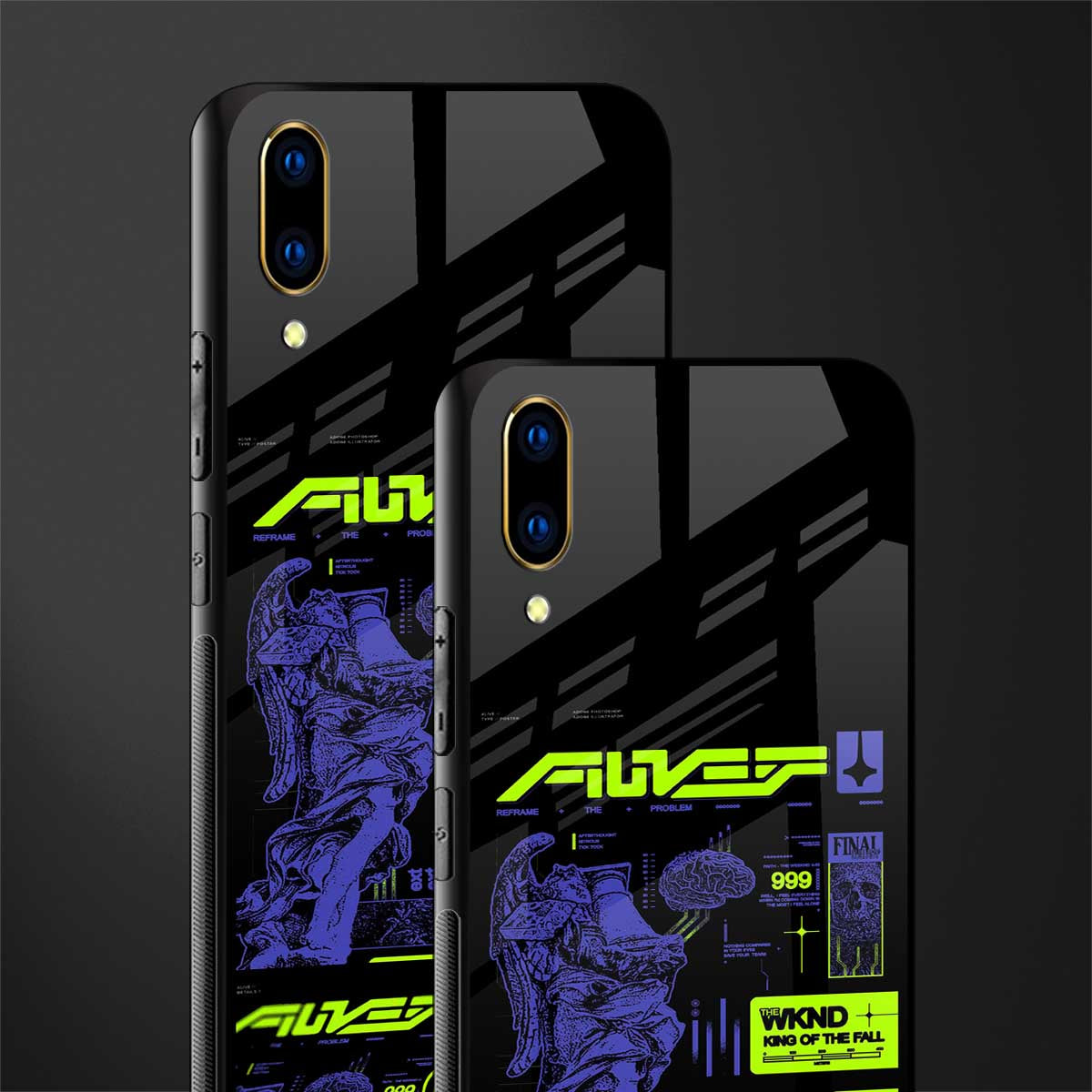 the weeknd glass case for vivo v11 pro image-2