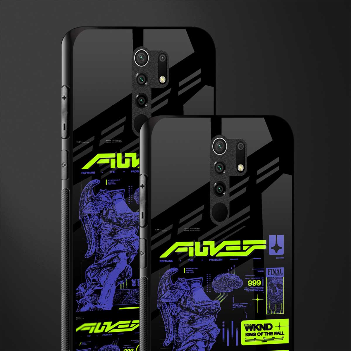 the weeknd glass case for poco m2 image-2