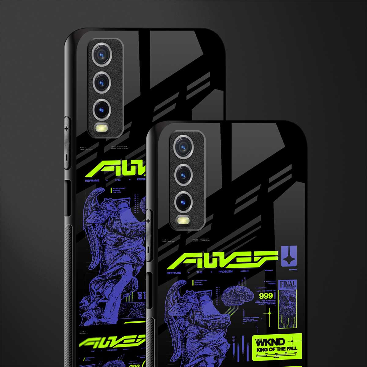 the weeknd glass case for vivo y20svivo y20avivo y20g image-2