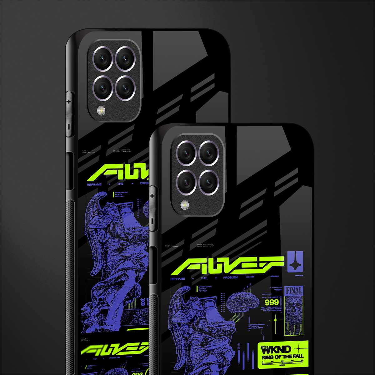 the weeknd glass case for samsung galaxy f62 image-2