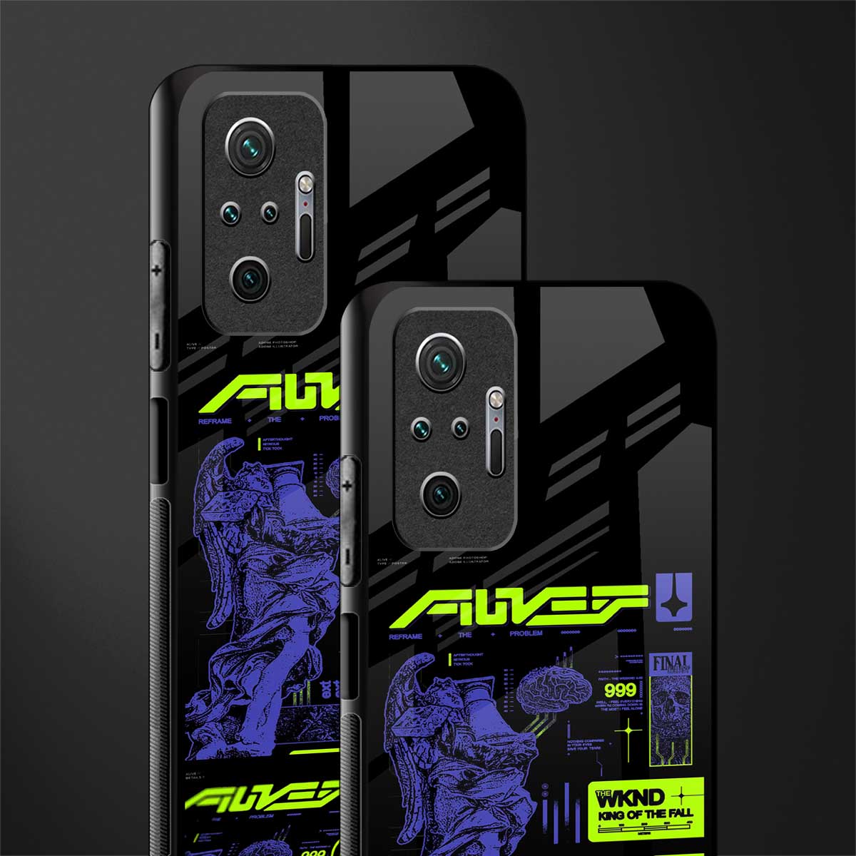 the weeknd glass case for redmi note 10 pro image-2