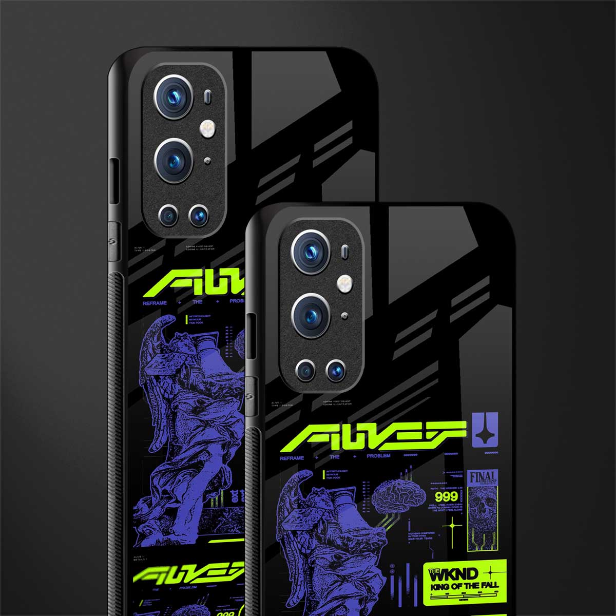 the weeknd glass case for oneplus 9 pro image-2
