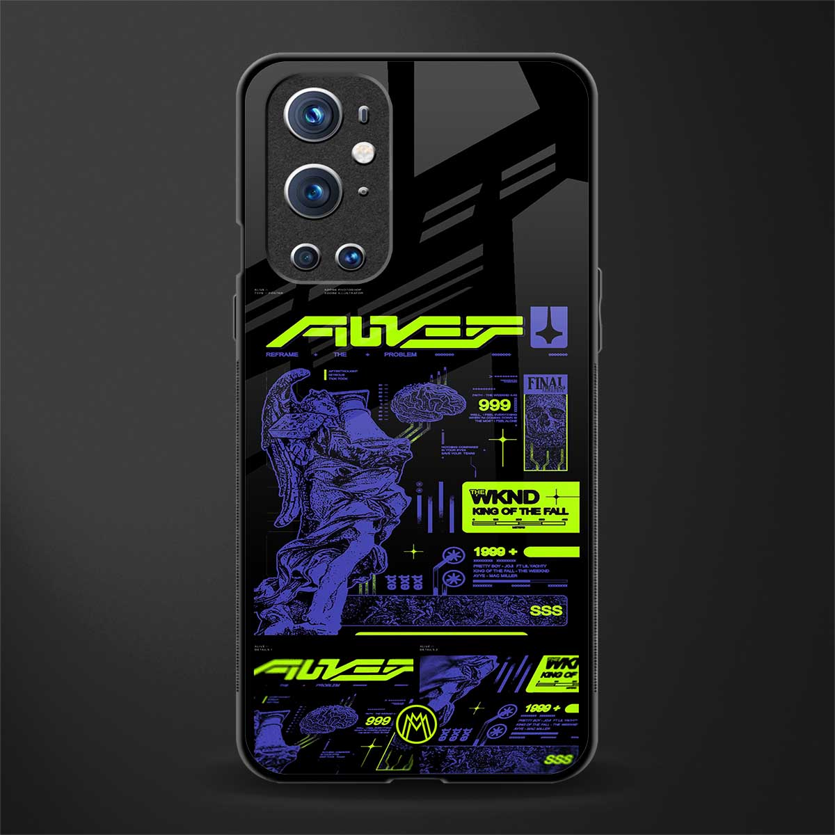 the weeknd glass case for oneplus 9 pro image