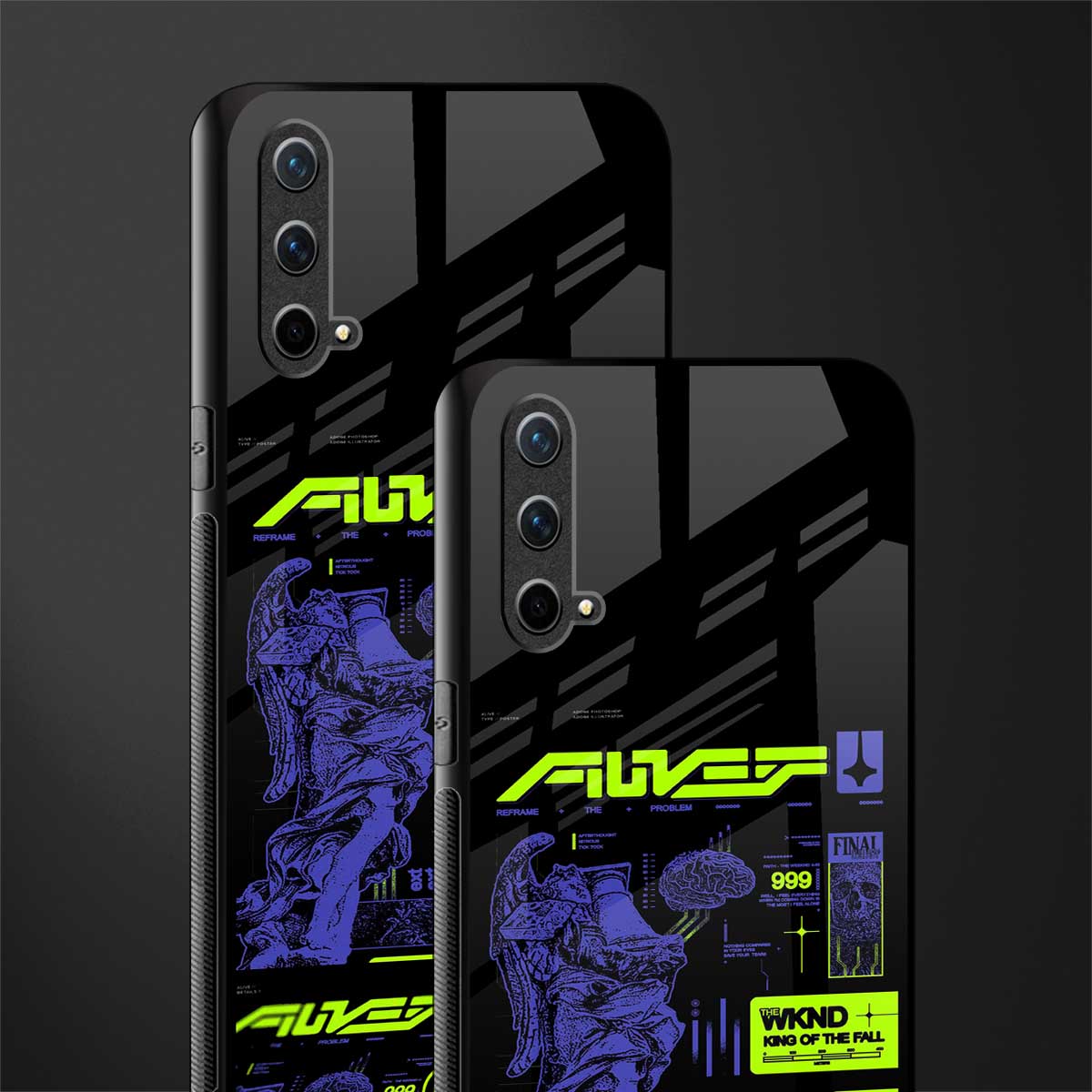 the weeknd glass case for oneplus nord ce 5g image-2
