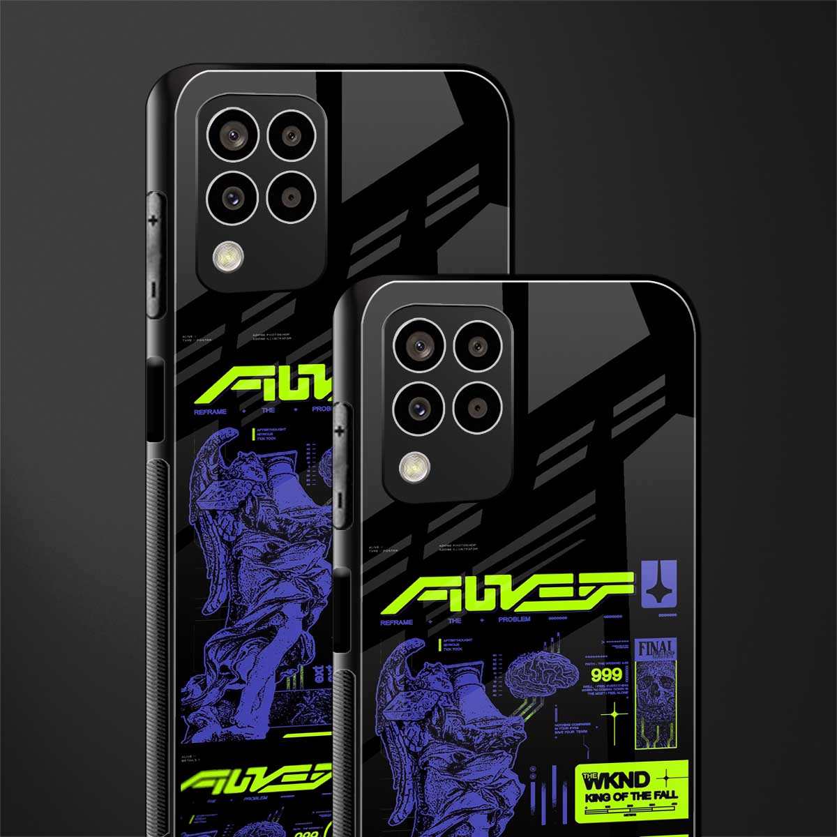 the weeknd back phone cover | glass case for samsung galaxy m33 5g