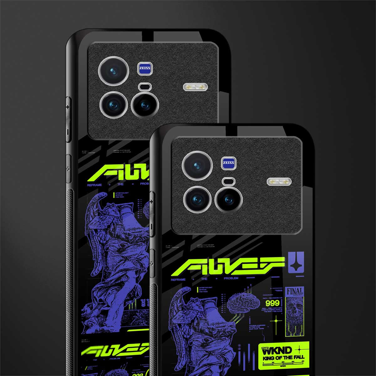 the weeknd glass case for vivo x80 image-2