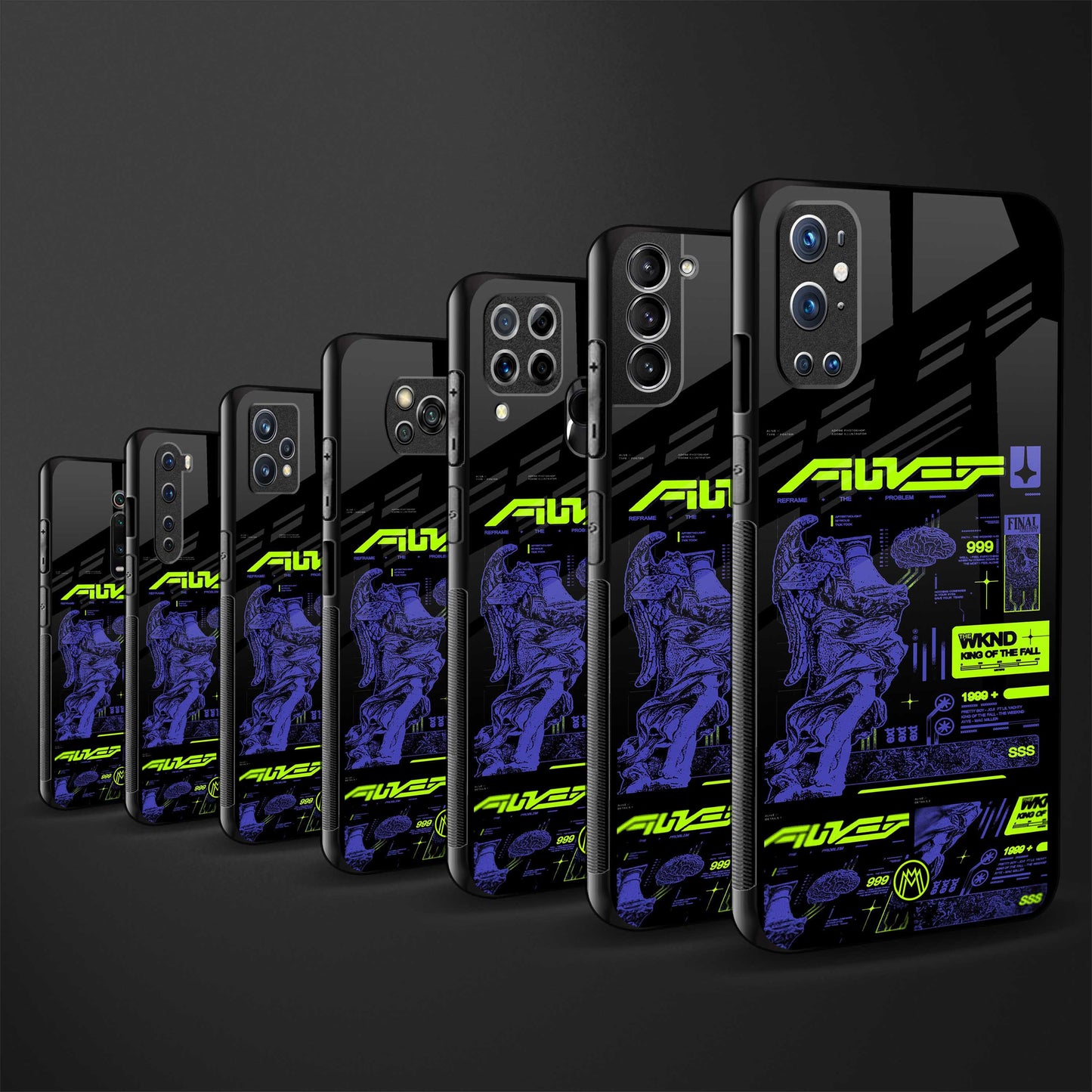 the weeknd glass case for vivo z1x image-3