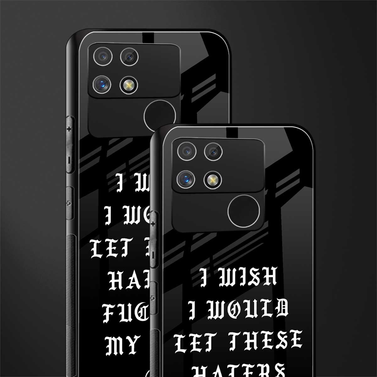 the wish back phone cover | glass case for realme narzo 50a