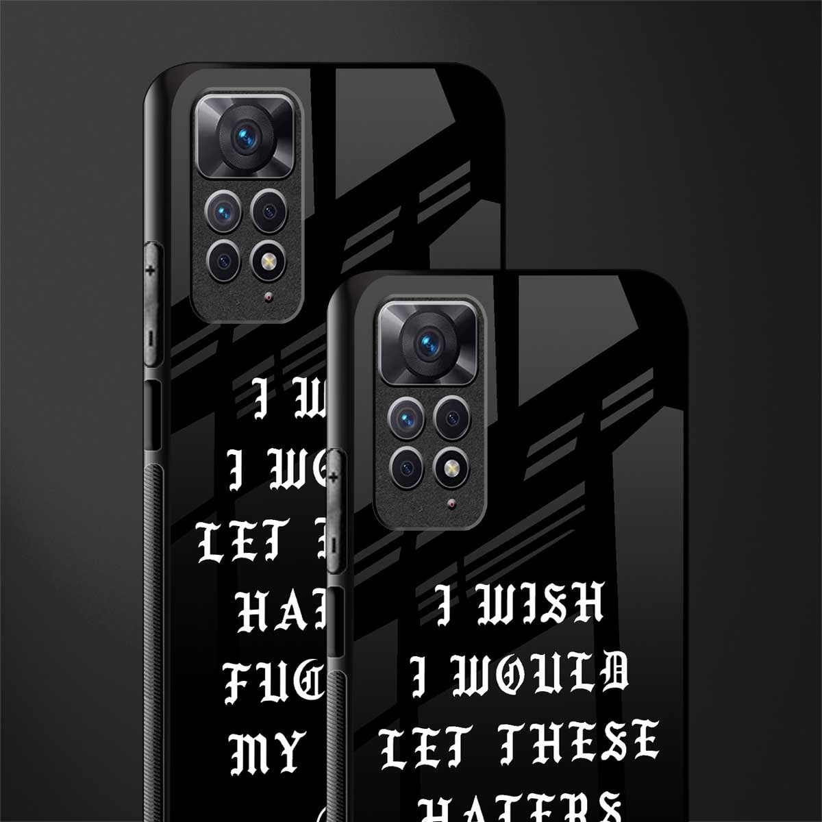 the wish back phone cover | glass case for redmi note 11 pro plus 4g/5g