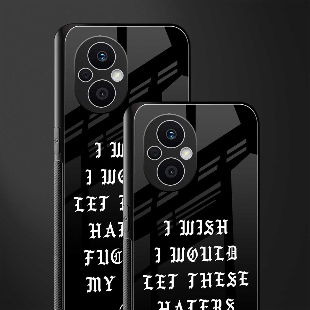 the wish back phone cover | glass case for oppo f21 pro 5g