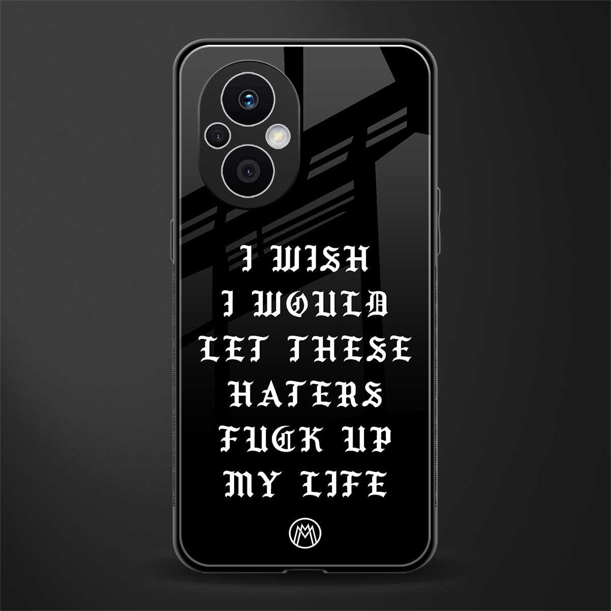 the wish back phone cover | glass case for oppo f21 pro 5g