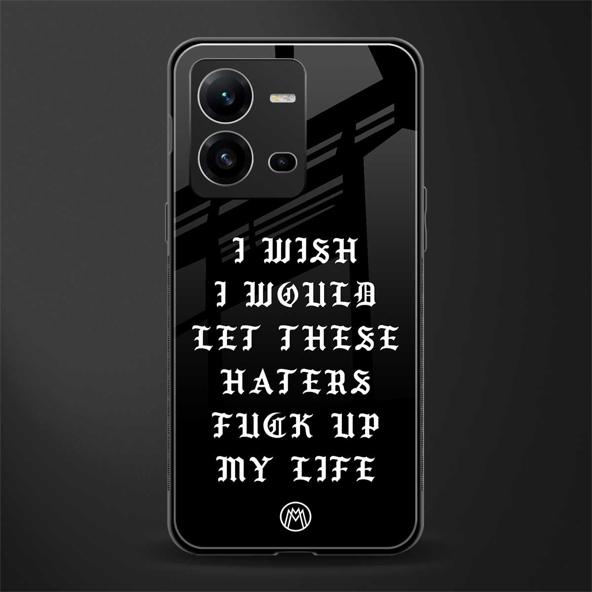 the wish back phone cover | glass case for vivo v25-5g