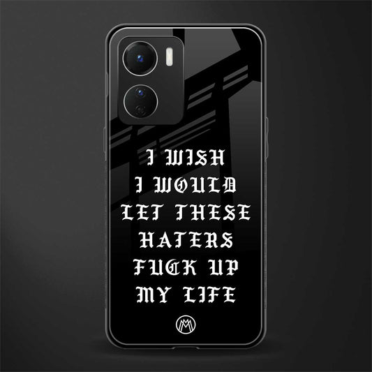 the wish back phone cover | glass case for vivo y16