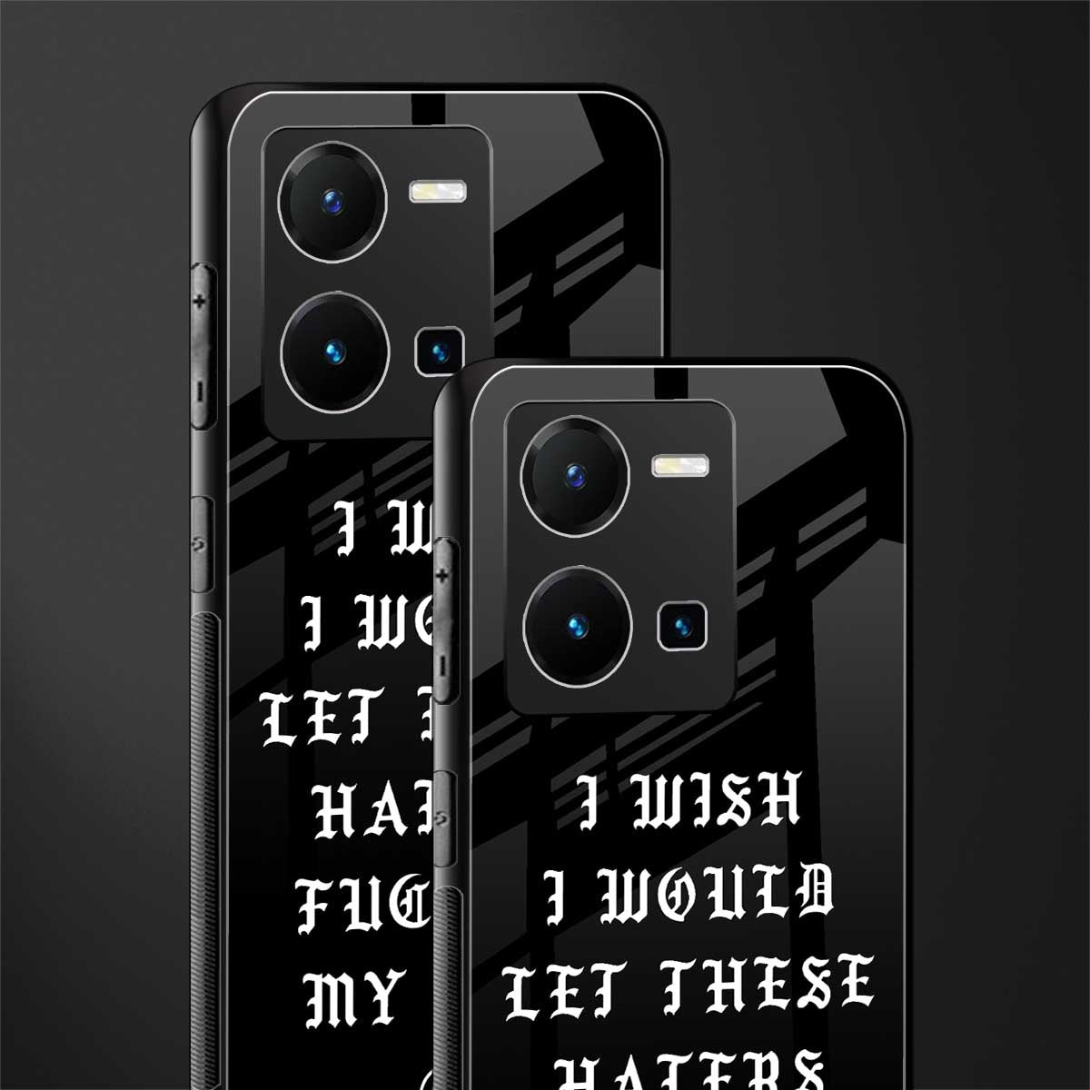 the wish back phone cover | glass case for vivo y35 4g