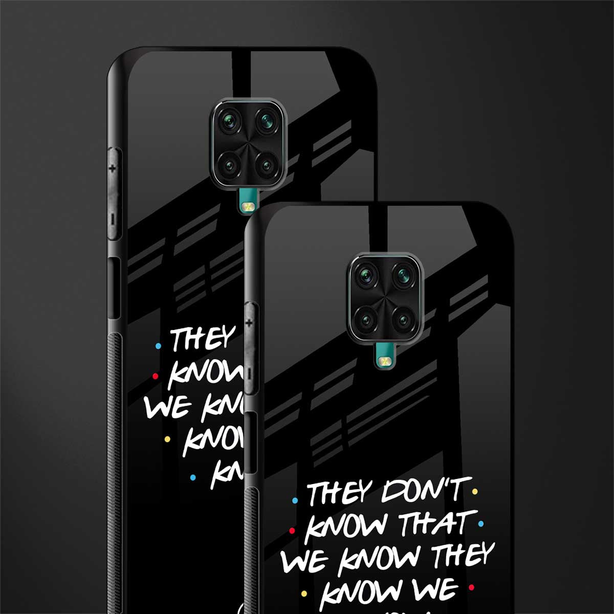 they don't know that we know - friends glass case for poco m2 pro image-2