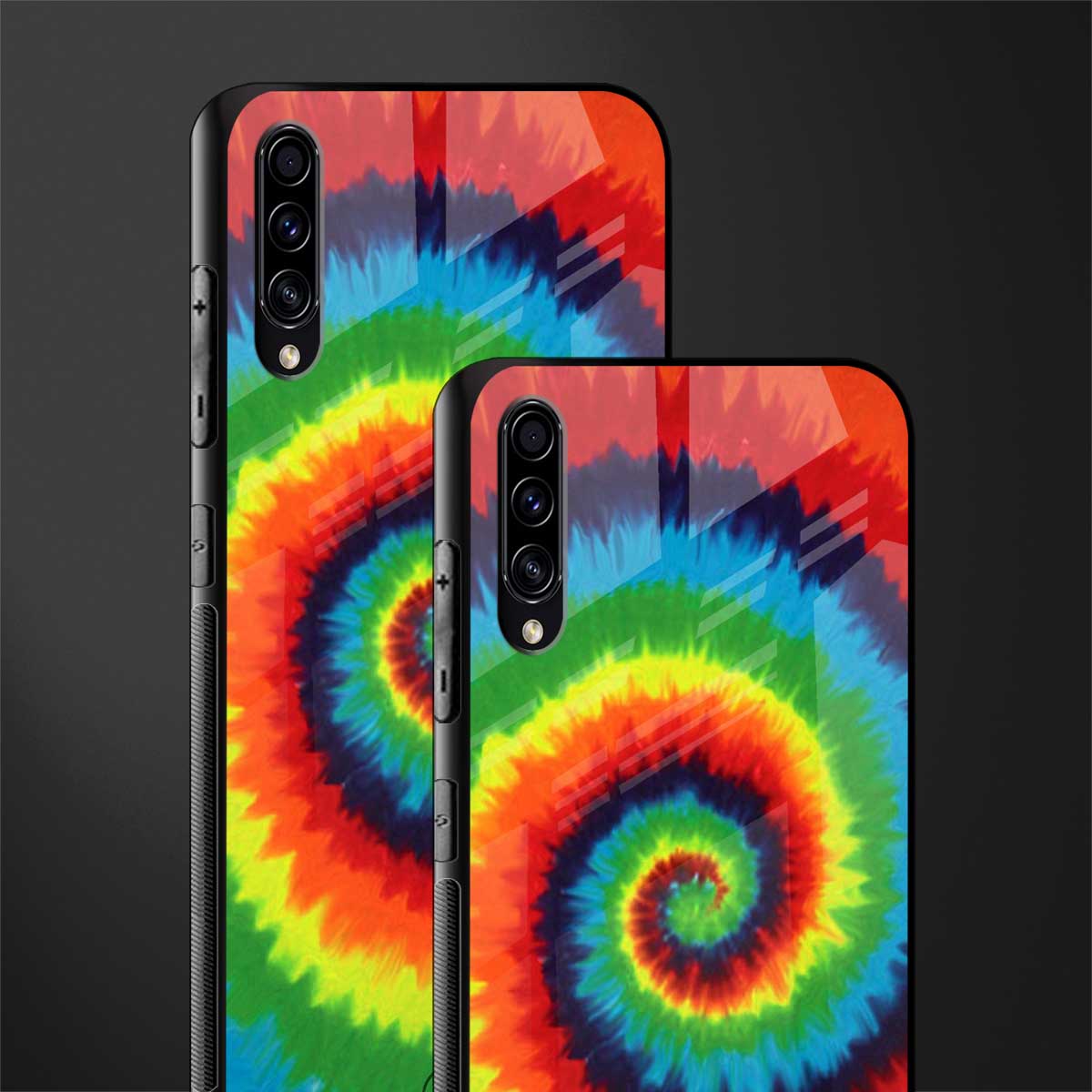 tie and dye glass case for samsung galaxy a30s image-2