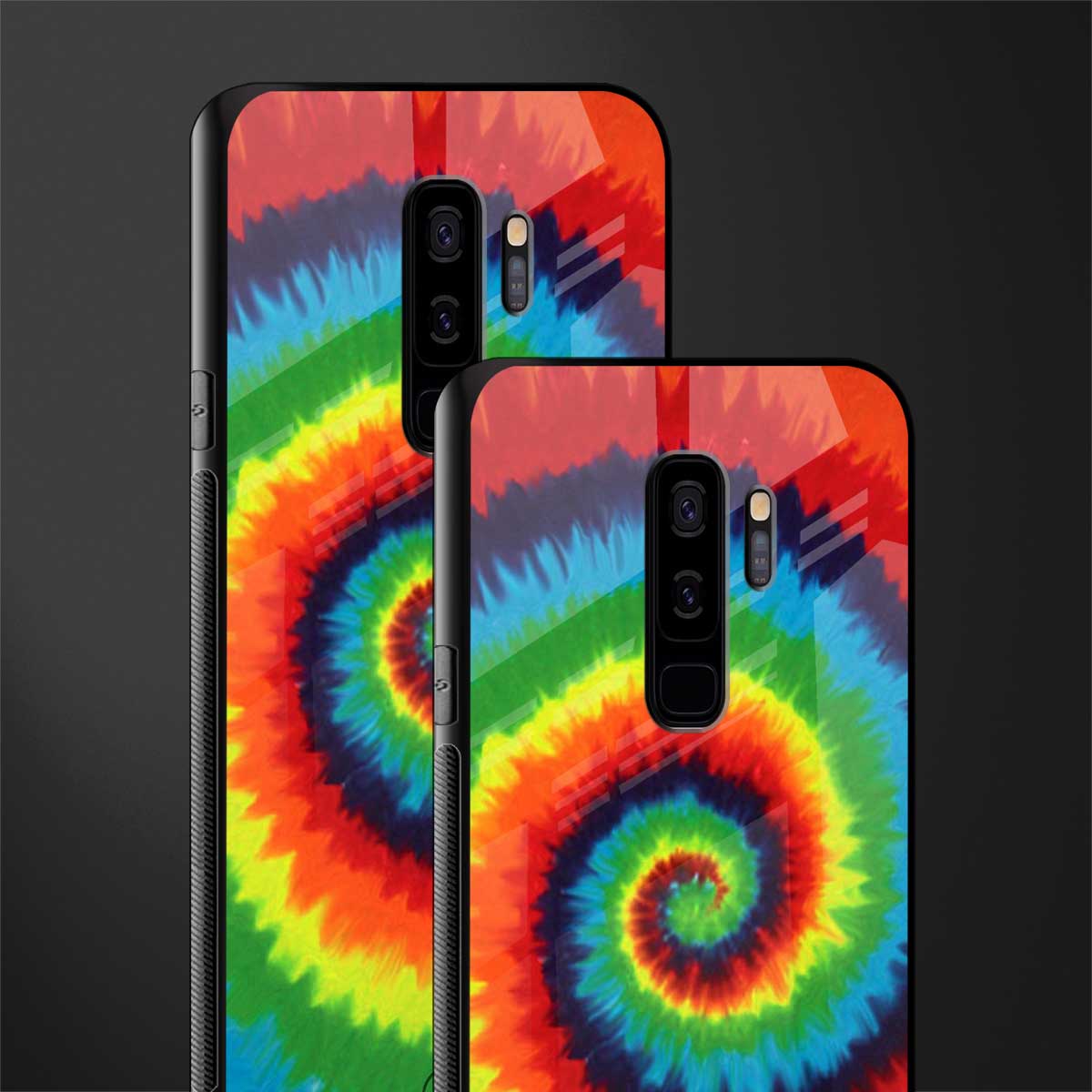 tie and dye glass case for samsung galaxy s9 plus image-2