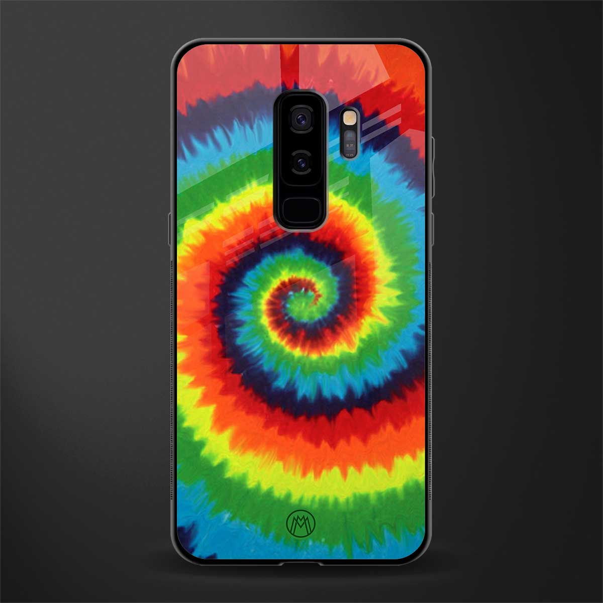 tie and dye glass case for samsung galaxy s9 plus image