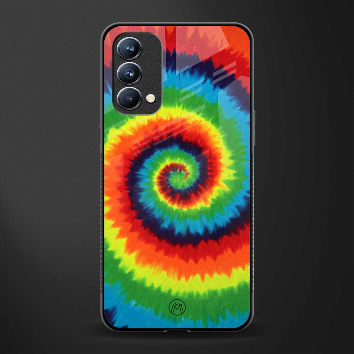 tie and dye glass case for oppo f19s image