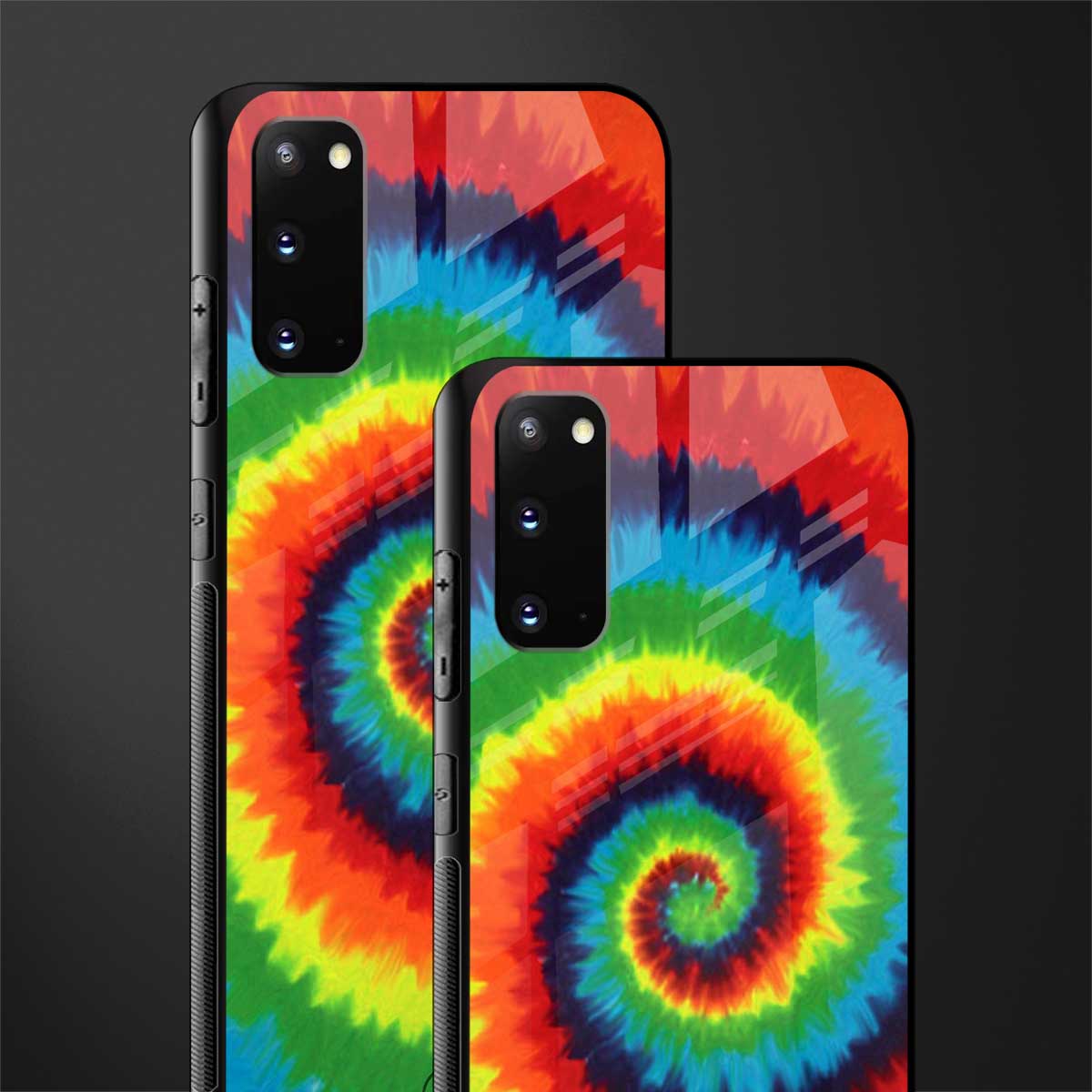 tie and dye glass case for samsung galaxy s20 image-2