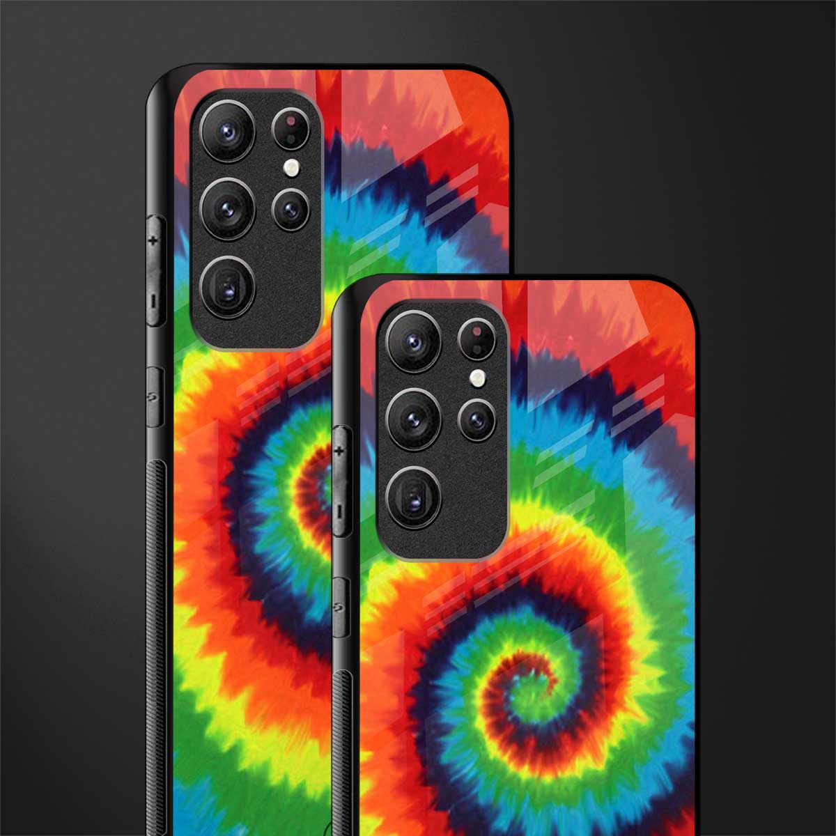 tie and dye glass case for samsung galaxy s22 ultra 5g image-2