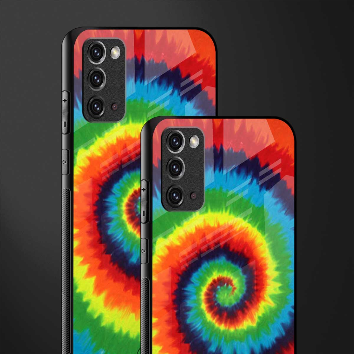 tie and dye glass case for samsung galaxy note 20 image-2