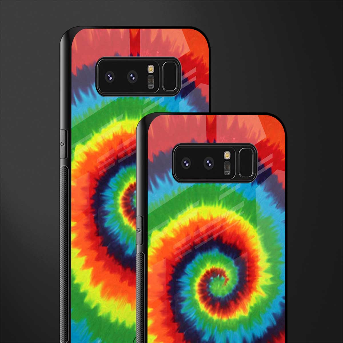 tie and dye glass case for samsung galaxy note 8 image-2