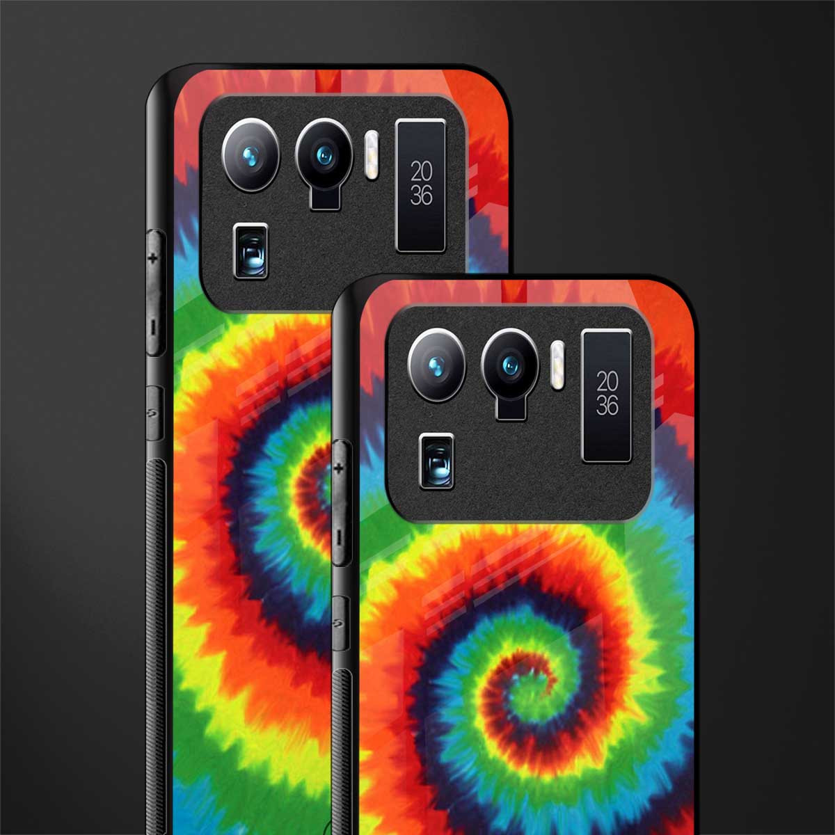 tie and dye glass case for mi 11 ultra 5g image-2