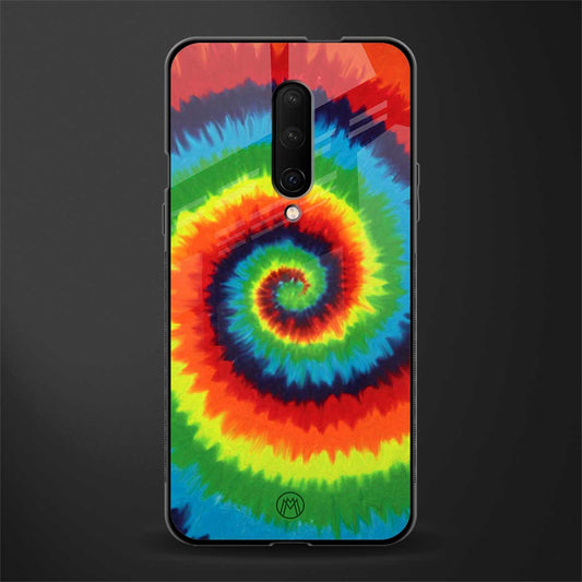 tie and dye glass case for oneplus 7 pro