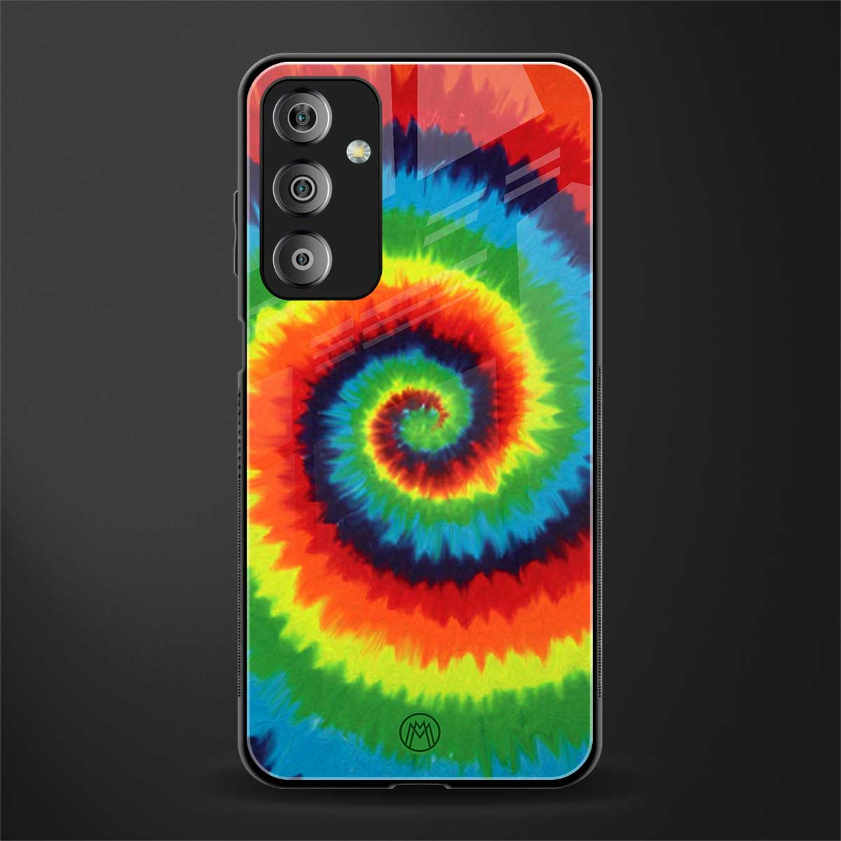 tie and dye back phone cover | glass case for samsung galaxy f23 5g