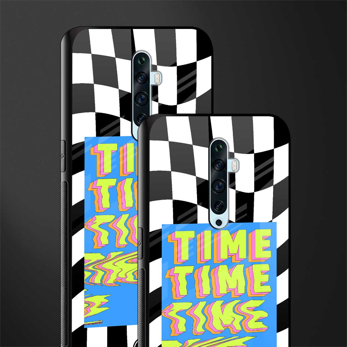 time glass case for oppo reno 2z image-2