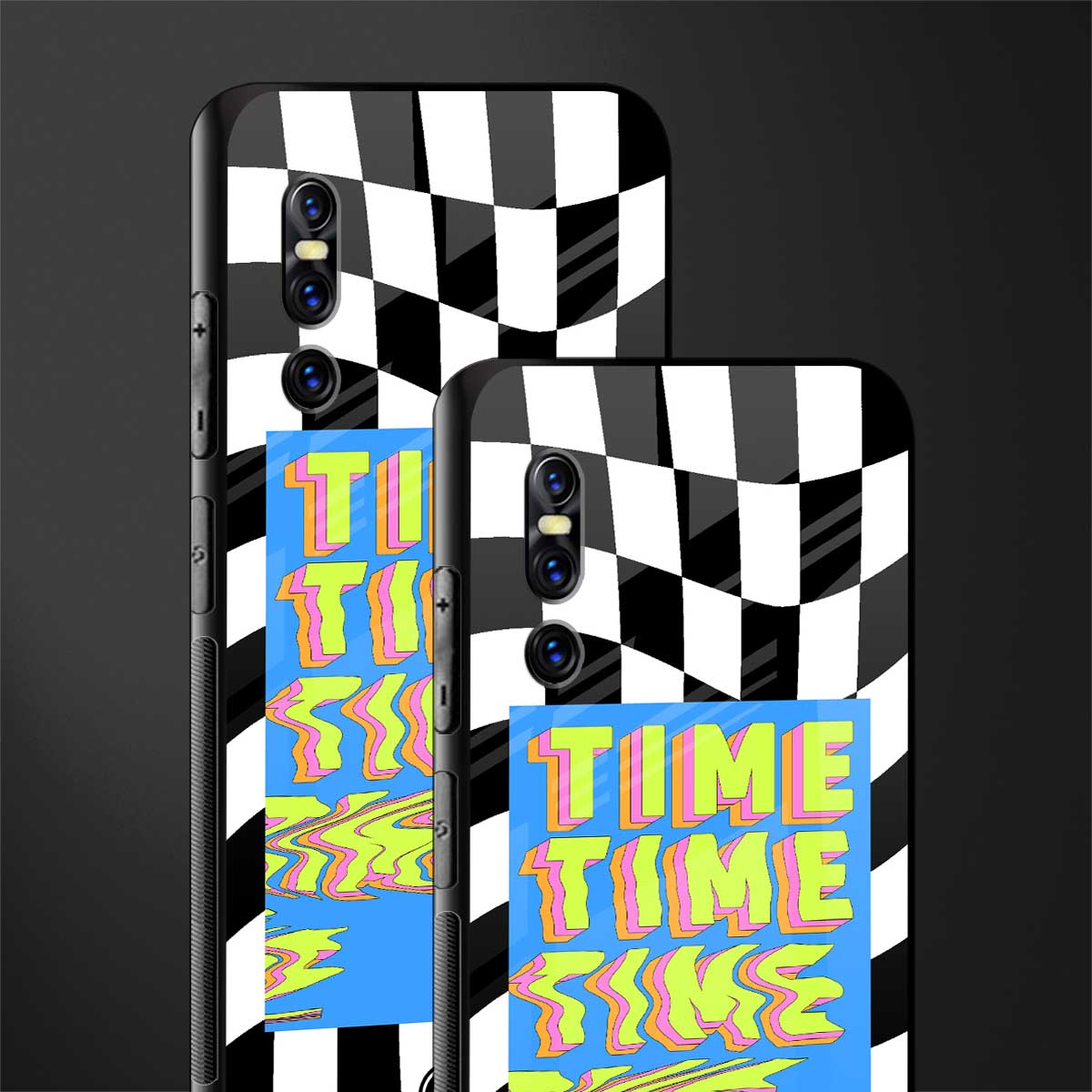 time glass case for vivo v15 pro image-2
