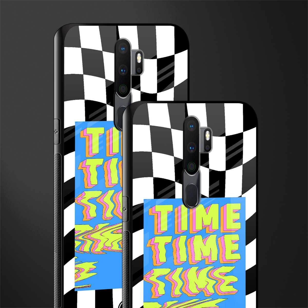 time glass case for oppo a9 2020 image-2