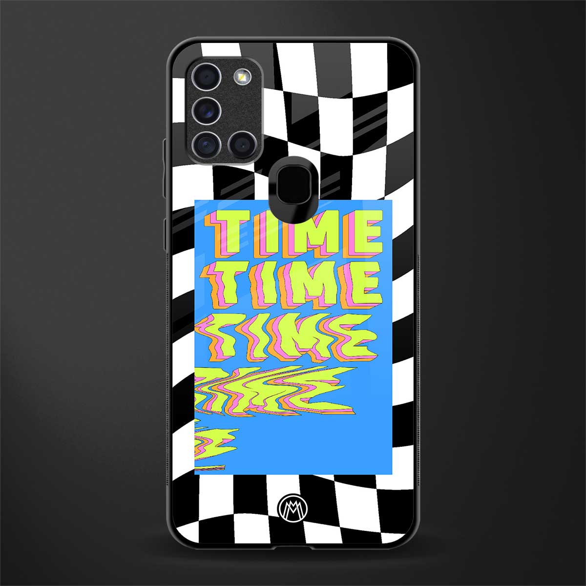 time glass case for samsung galaxy a21s image