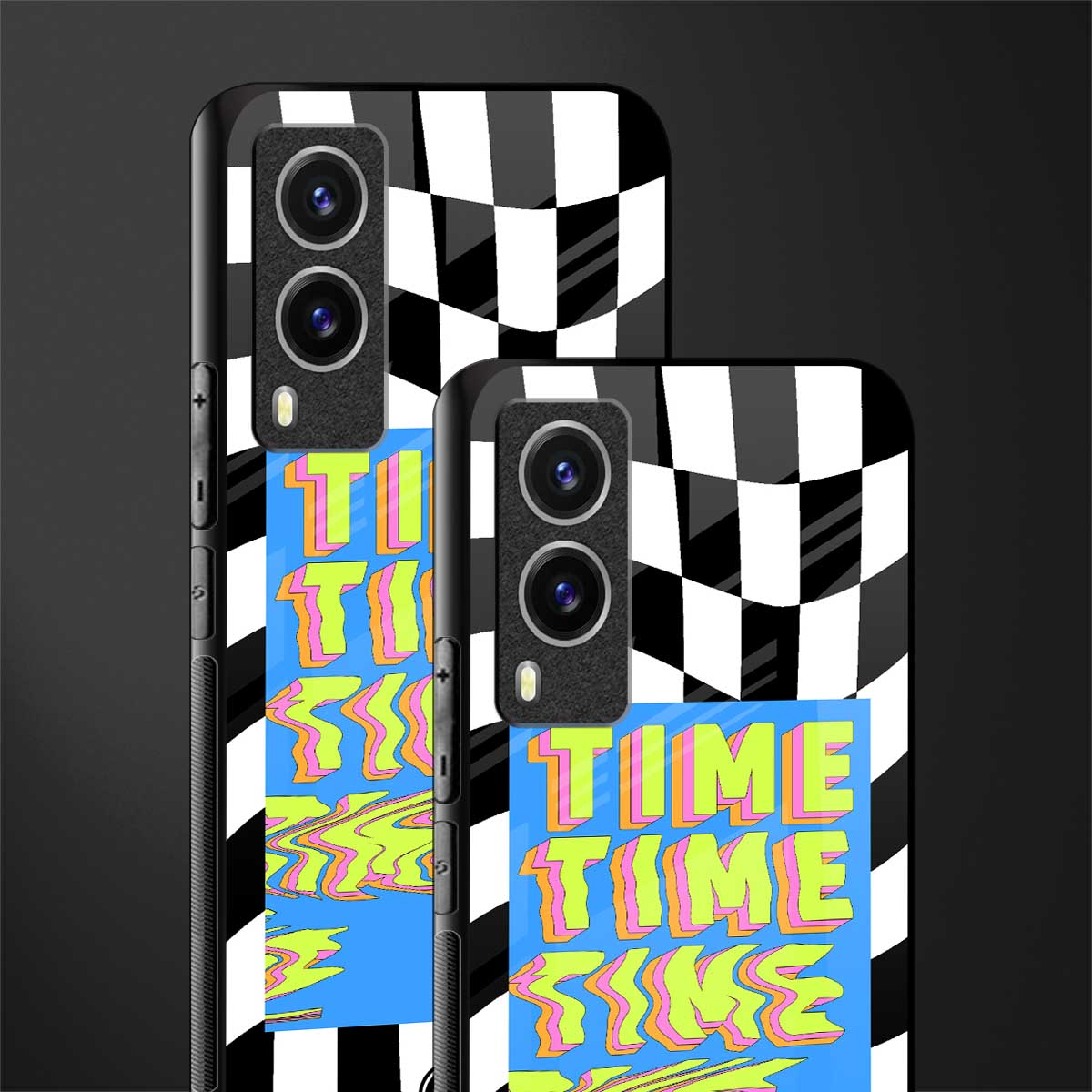 time glass case for vivo v21e 5g image-2