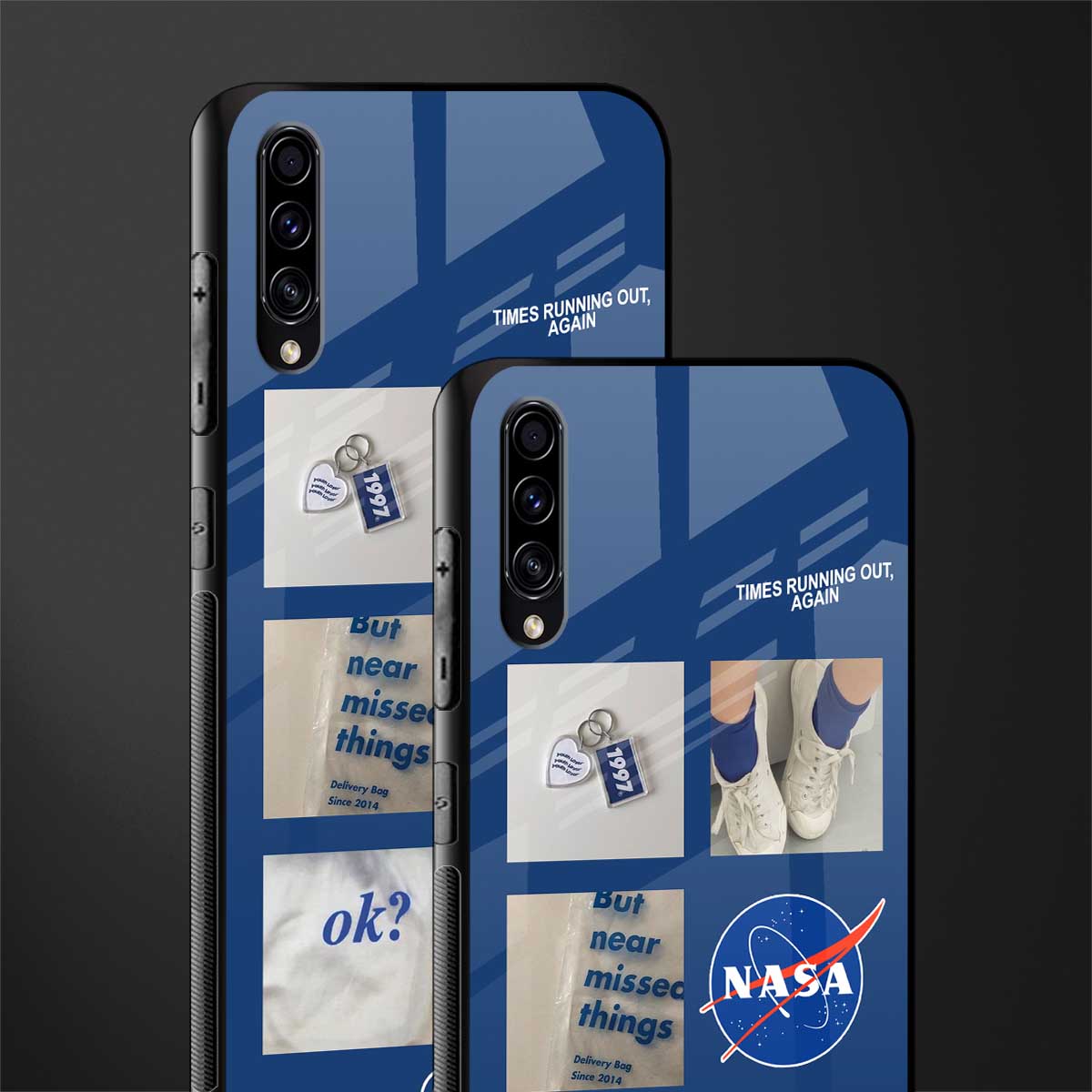 time is running out glass case for samsung galaxy a70 image-2