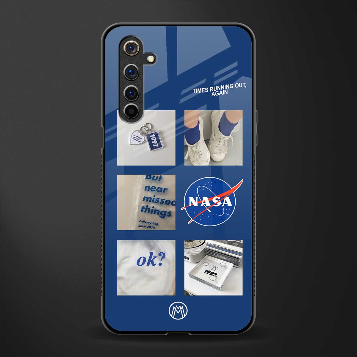 time is running out glass case for realme 6i image