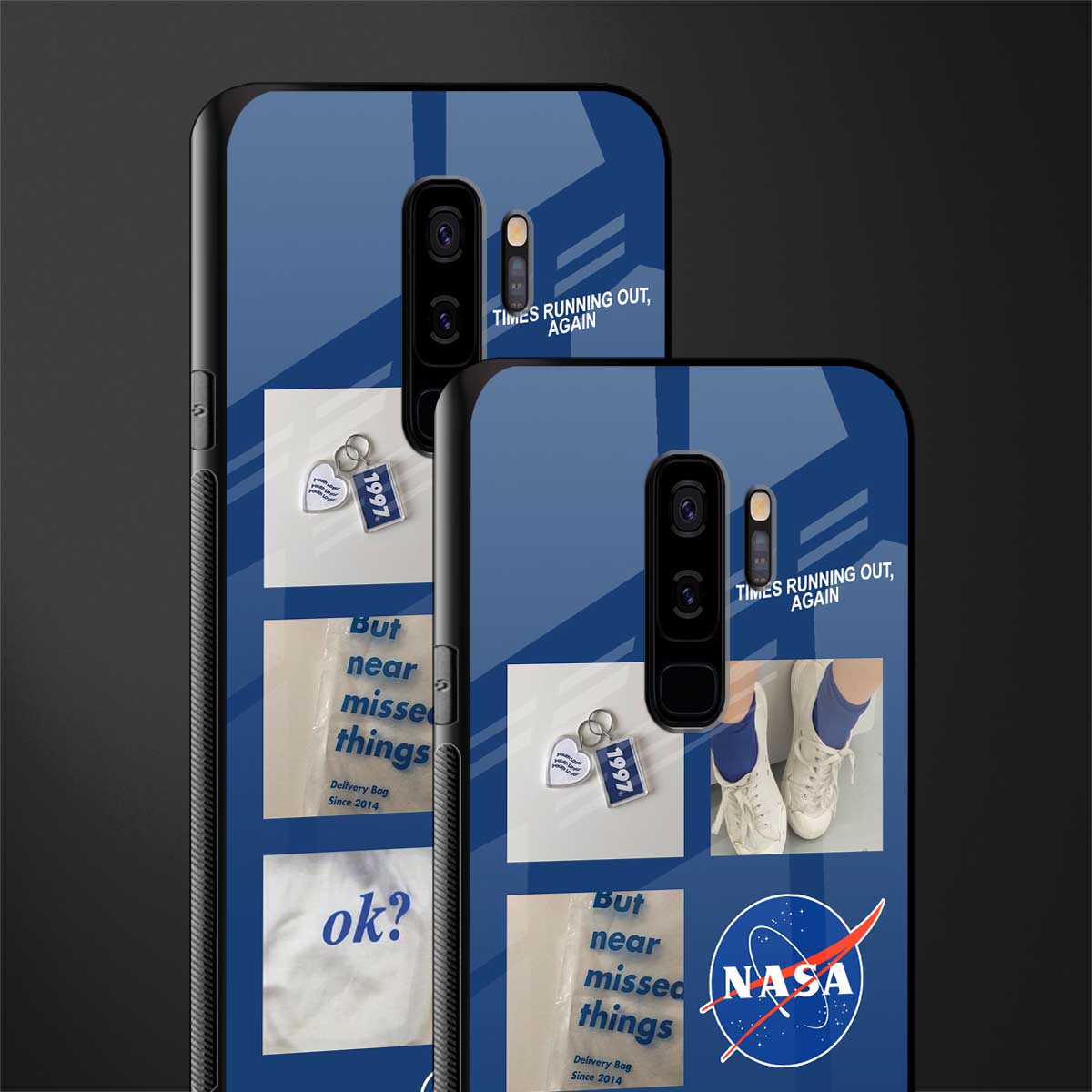 time is running out glass case for samsung galaxy s9 plus image-2