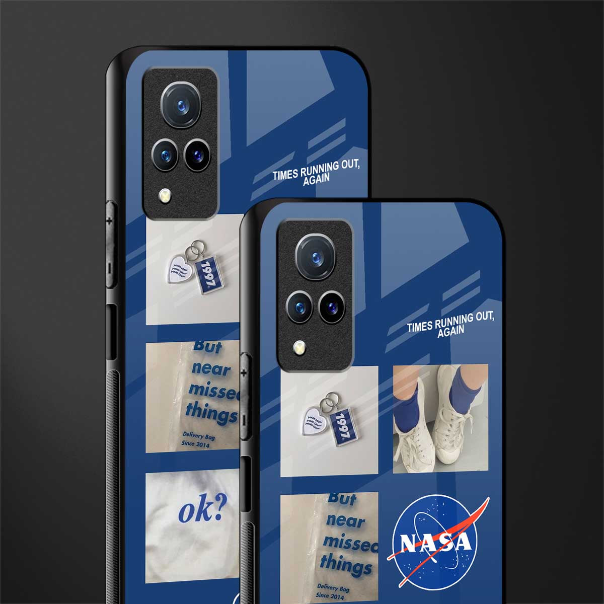 time is running out glass case for vivo v21 5g image-2