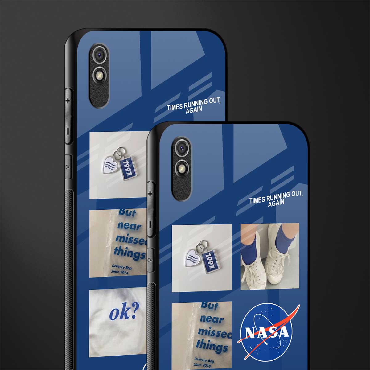 time is running out glass case for redmi 9i image-2